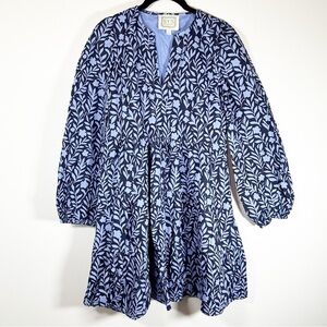 NWOT Sail to Sable x Tuckernuck Longsleeve Cotton Cottage Mini Dress Size XS